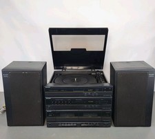 Sharp SG-FS30E Vintage Hi-Fi Midi System With Original Speakers CP-FS30E Retro 