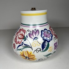 Poole Pottery Handpainted Lamp