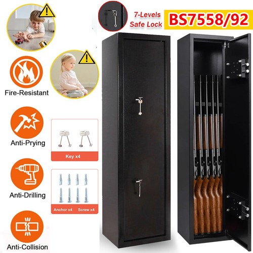 Gun cabinet lever locks - 6,