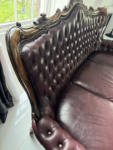Genuine rococo leather vintage - rococo,