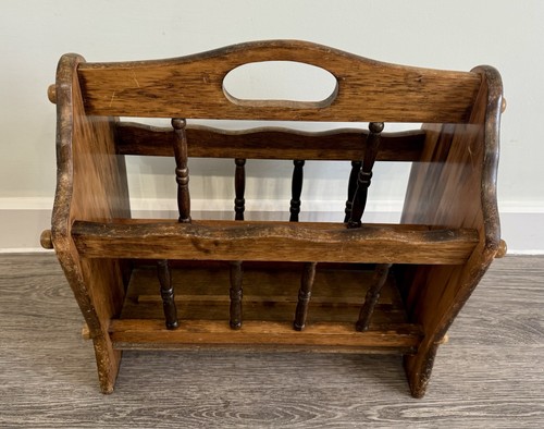 Vintage wooden spindle - wooden,