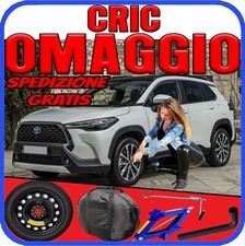Ruotino Di Scorta 5Fori Da 18 Toyota Corolla Cross Con Kit Cric + Chiave Sacca p