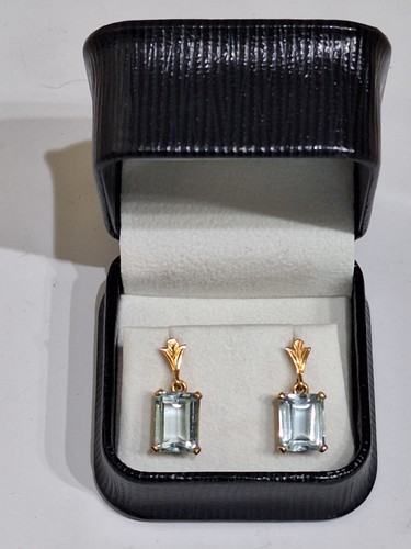 18ct gold aquamarine emerald - 18ct,