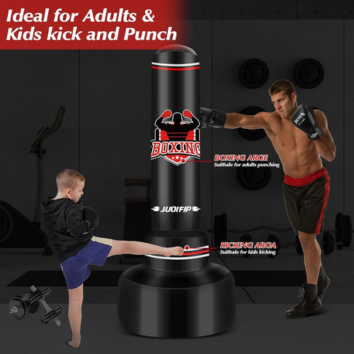 Punching bag with - with, adult