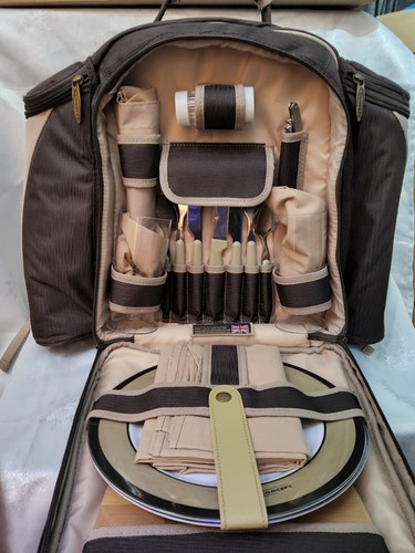 Concept picnic backpack set - backpack,