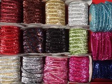 Glitter Velvet Ribbon-9mm wide