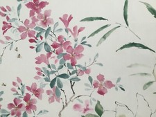 SANDERSON fabric remnant/piece/off cut large piece 1.40m x 86cm 100% cotton