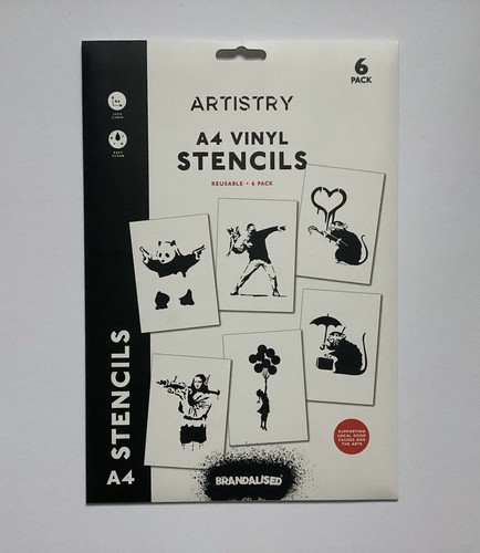 Banksy stencils vinyl - stencils,