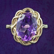 Vintage Amethyst Ring 5ct