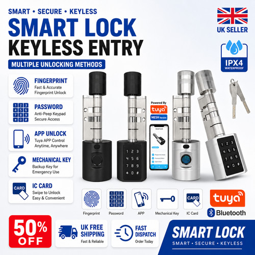 Tuya smart fingerprint door - fingerprint,