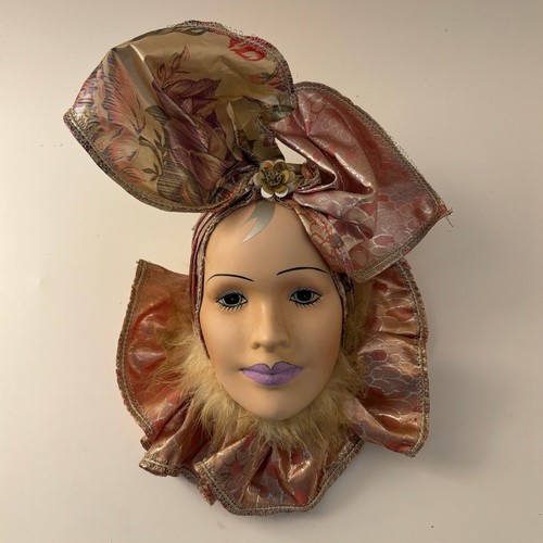 Vtg ceramic harlequin - harlequin, jester