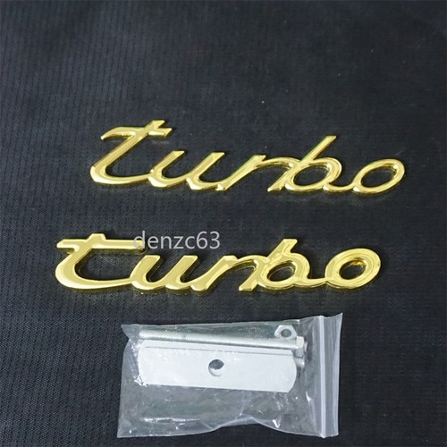 Gold chrome big - chrome, turbo