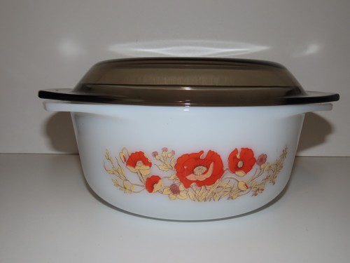 Set vintage arcopal poppy - set,
