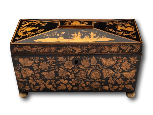 Antique english regency tea - regency,