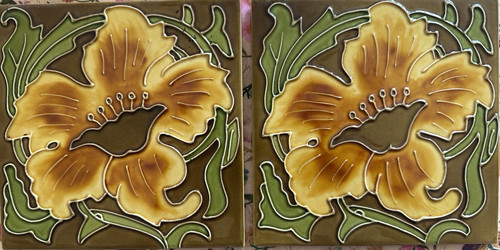 6 glazed ceramic - 2x, 6”