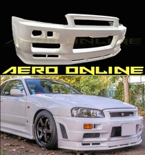 GTR Style Front Bumper For Nissan Skyline R34 GTT ( Fit: Standard Wings )