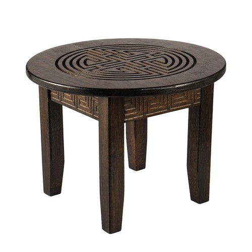 Vintage round garden - round, stool