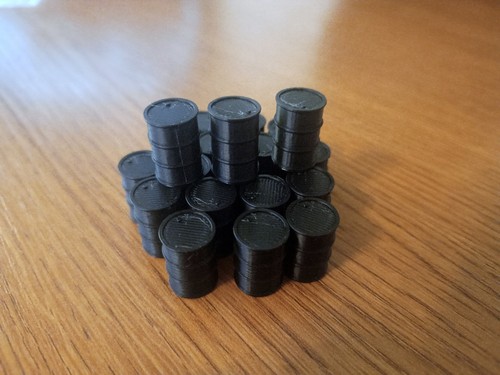 Gauge oil drums 43 scale - o,