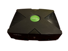 Microsoft Original Xbox - Black - Console Only - Turns On and Runs - See Descrip