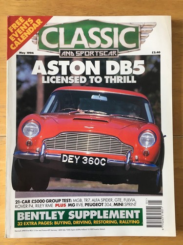 Classic sports cars magazine - &,