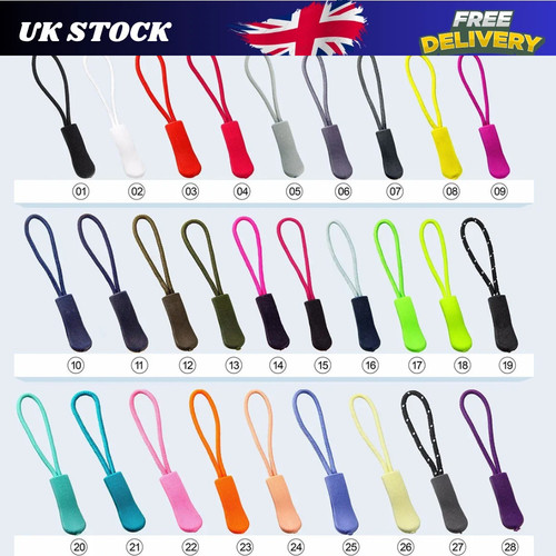 10pc zipper pulls detachable - pulls,