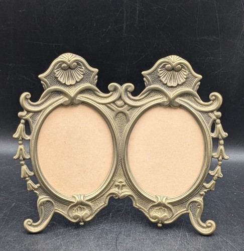 Vintage brass double - , photo