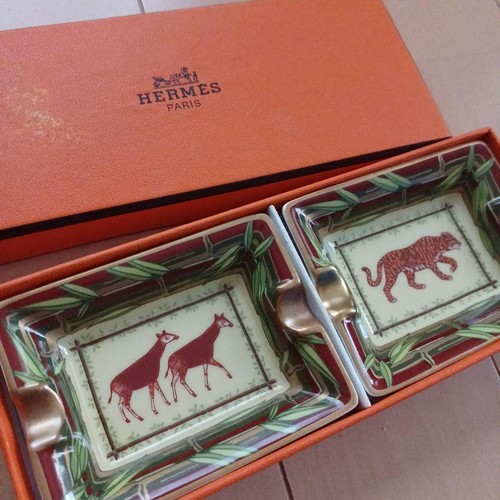 Hermes vintage ashtray - vintage, animal