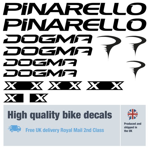 Pinarello dogma bike decals - pinarello, x