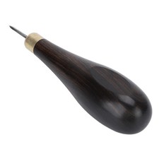 Professional Red Sandalwood Rhombus Awl 3mm Sewing Tool For Leather Crafters