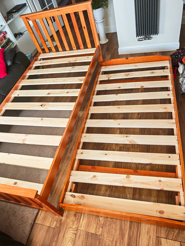 Wooden day bed - day,