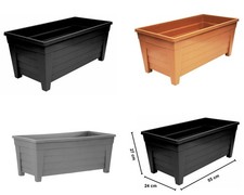 55cm Trough Plant Pot Long