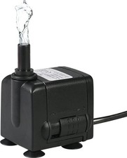 Submersible Water Pump Hydroponic Systems with 2 Nozzles AC220-240V 6W 450L/H