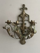 Vintage Iron Wall Candle
