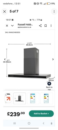Russell hobbs rhgch903ds - rhgch903ds, 90cm