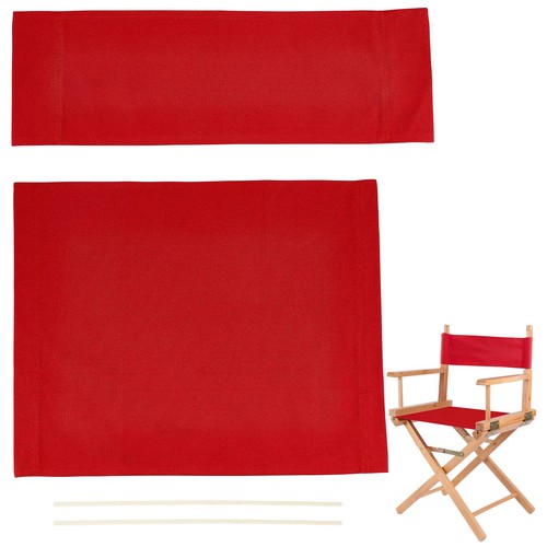 Set chair canvas red - set,