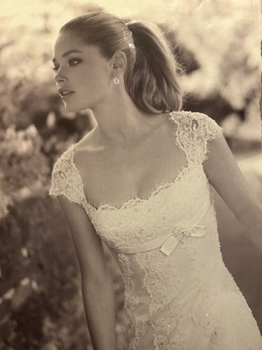Pronovias nacar wedding dress - wedding,