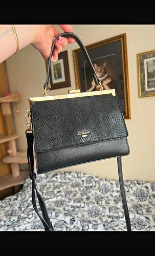 Dune black faux leather - dune,