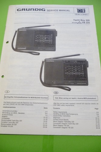 Service manual for - , grundig