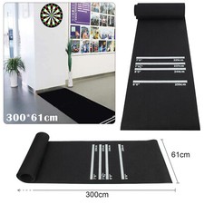 4 Throwing Distances Professional Heavy Duty Dart Mat Board Soft Rubber Pub Club