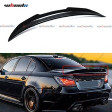 Rear Boot Spoiler PSM Style Wing Lip For 2004-2010 BMW 5 Series E60 Gloss Black