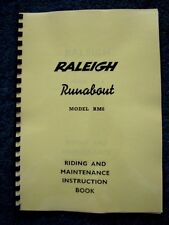 Raleigh Runabout RM6 Moped Riding & Maintenance Instruction Book RAL06A