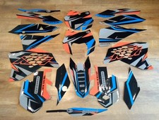 KTM SX SXF EXC XC EXCF 125 250 380 400 520 200 250 300 GRAPHICS KIT 2007 - 2010