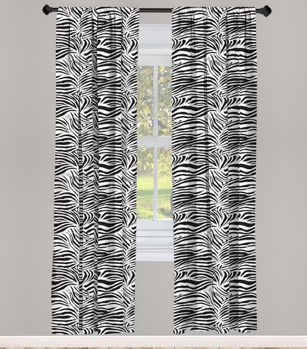 Zebra print curtains - zebra,
