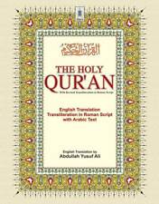 Holy Quran with Arabic Text English Translation and Transliteration (Hardback)