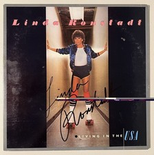 Linda Ronstadt Signed "Living