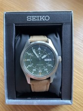 Seiko Sports 5 ‘Flieger’ Green Pilots Watch Automatic