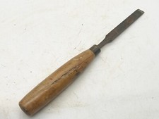 VINTAGE SORBY WOOD CHISEL WOODEN HANDLE WOODWORKING TOOL DIY
