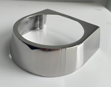 Rancilio Silvia Polished Stainless Steel Group Head Cover Surround parts upgrade