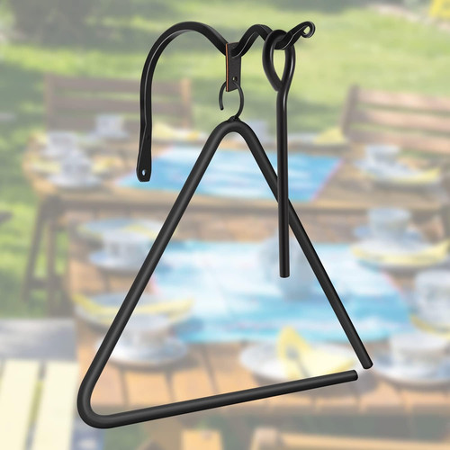 Inch triangle dinner bell - triangle,