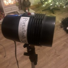 Portaflash 336VM Studio Lighting System with LS1S Stand Pat Tested Working